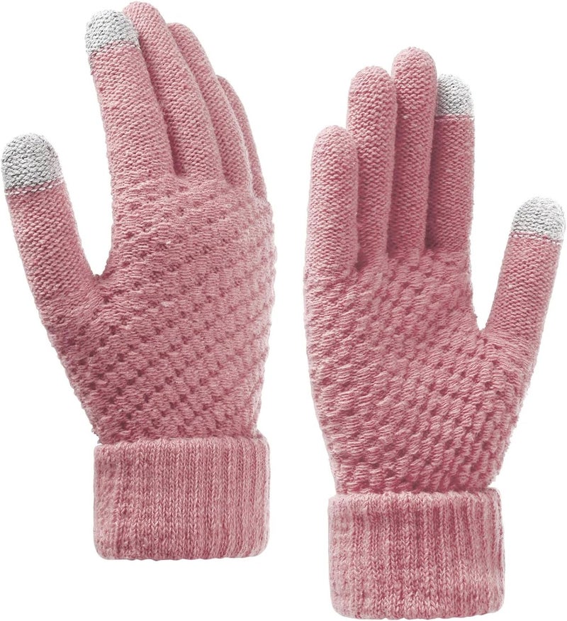 KDVOG Store Women Winter Ear Muffs Gloves Set Girls Fluffy Earmuffs Cold Weather Faux Fur Ear Warmers Touch Screen Gloves - Image 5